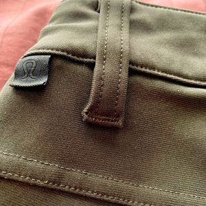 Lululemon ABC Slim Pant - Olive Green *Hemmed to 30” Inseam